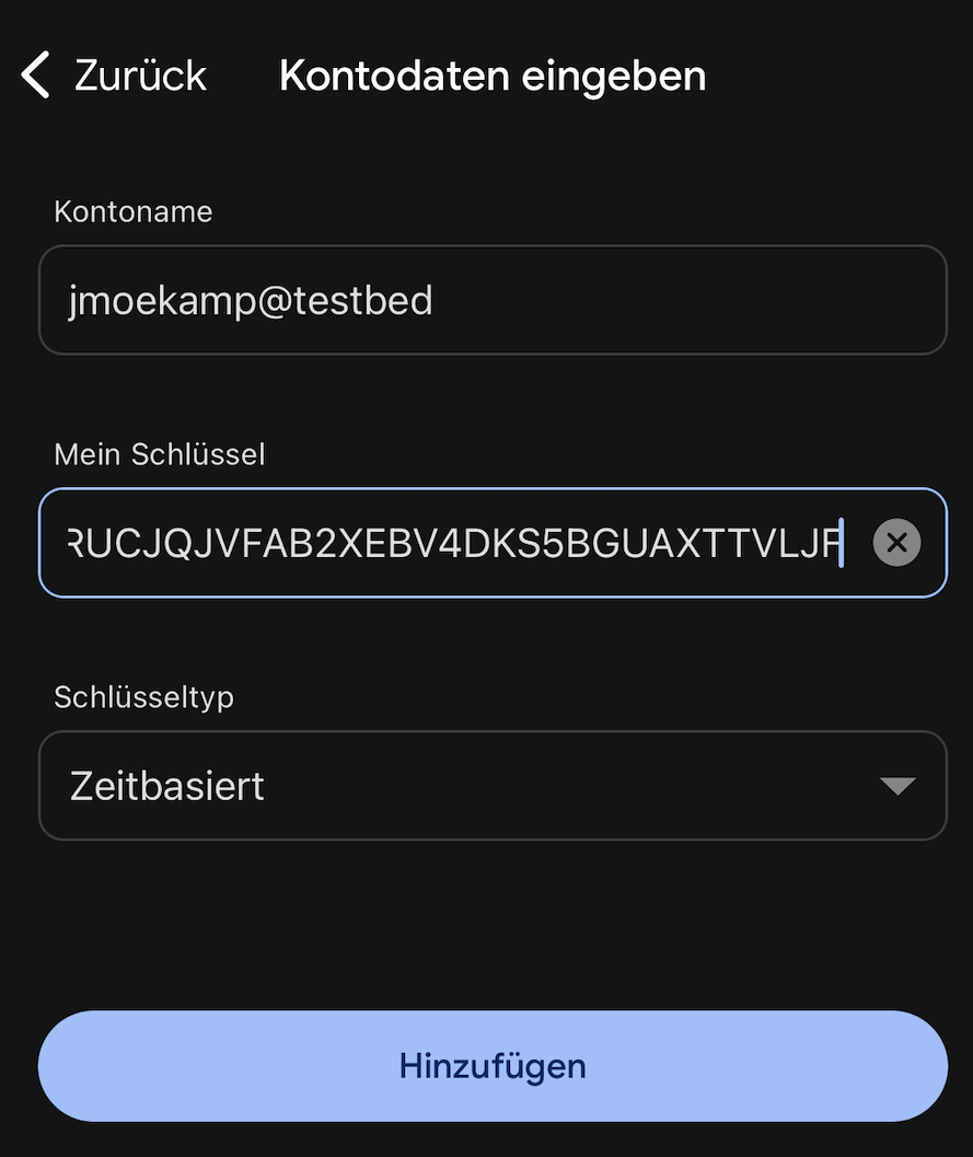 Configure