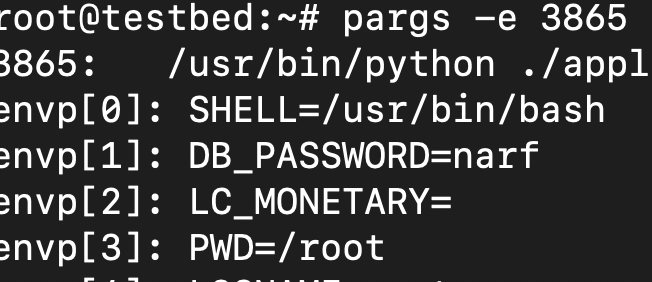 Getting the command line and environment of running processes