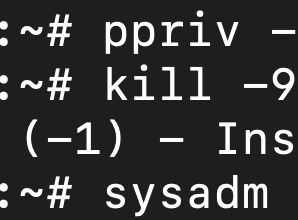 Solaris 11.4 SRU90: Limiting signaling to all